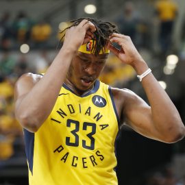 NBA: Playoffs-Boston Celtics at Indiana Pacers