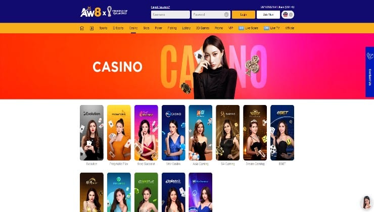 AW8 live casino malaysia 