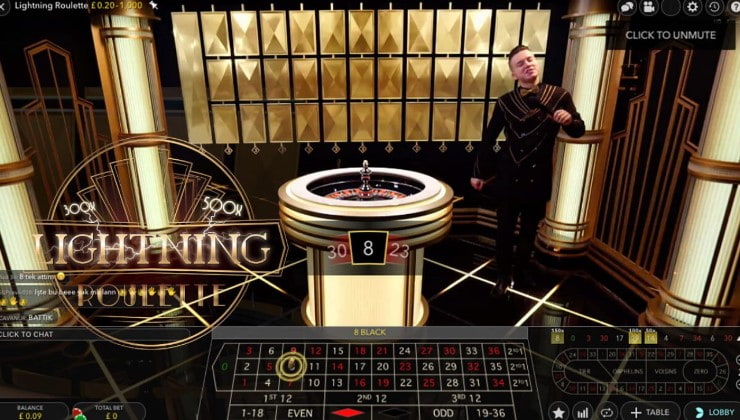 The Lightning Roulette game live casino malaysia 