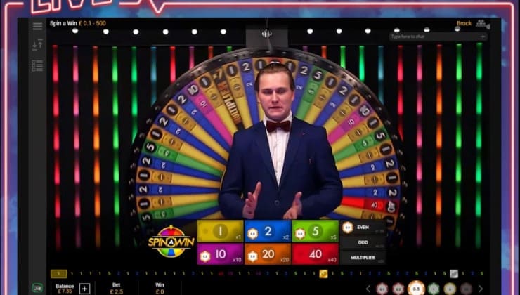 The Spin a Win Live game live casino malaysia 