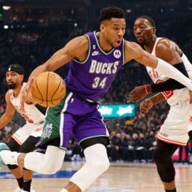 Bucks Giannis Antetokounmpo (lower back contusion) doubtful for Game 2 vs Heat NBA Playoffs