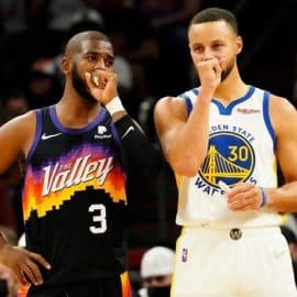 Chris Paul and Stephen Curry