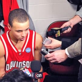 Stephen Curry in "Stephen Curry: Underrated," premiering July 21, 2023 on Apple TV+.