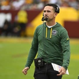 Green Bay Packers head coach Matt LaFleur