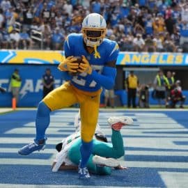 Los Angeles Chargers cornerback J.C. Jackson