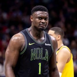New Orleans Pelicans forward Zion Williamson (1)