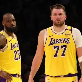 LeBron James and Luka Doncic