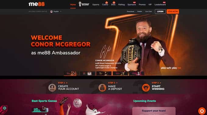 Me88 online gambling site in Malaysia