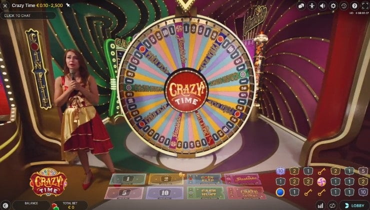 Crazy Time online live dealer lcasino malaysia 