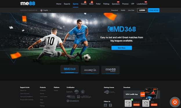 me88 sports page