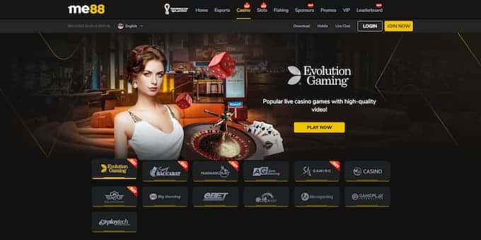 me88 live casino Malaysia