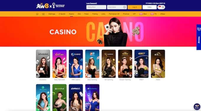 aw8 live casino Malaysia